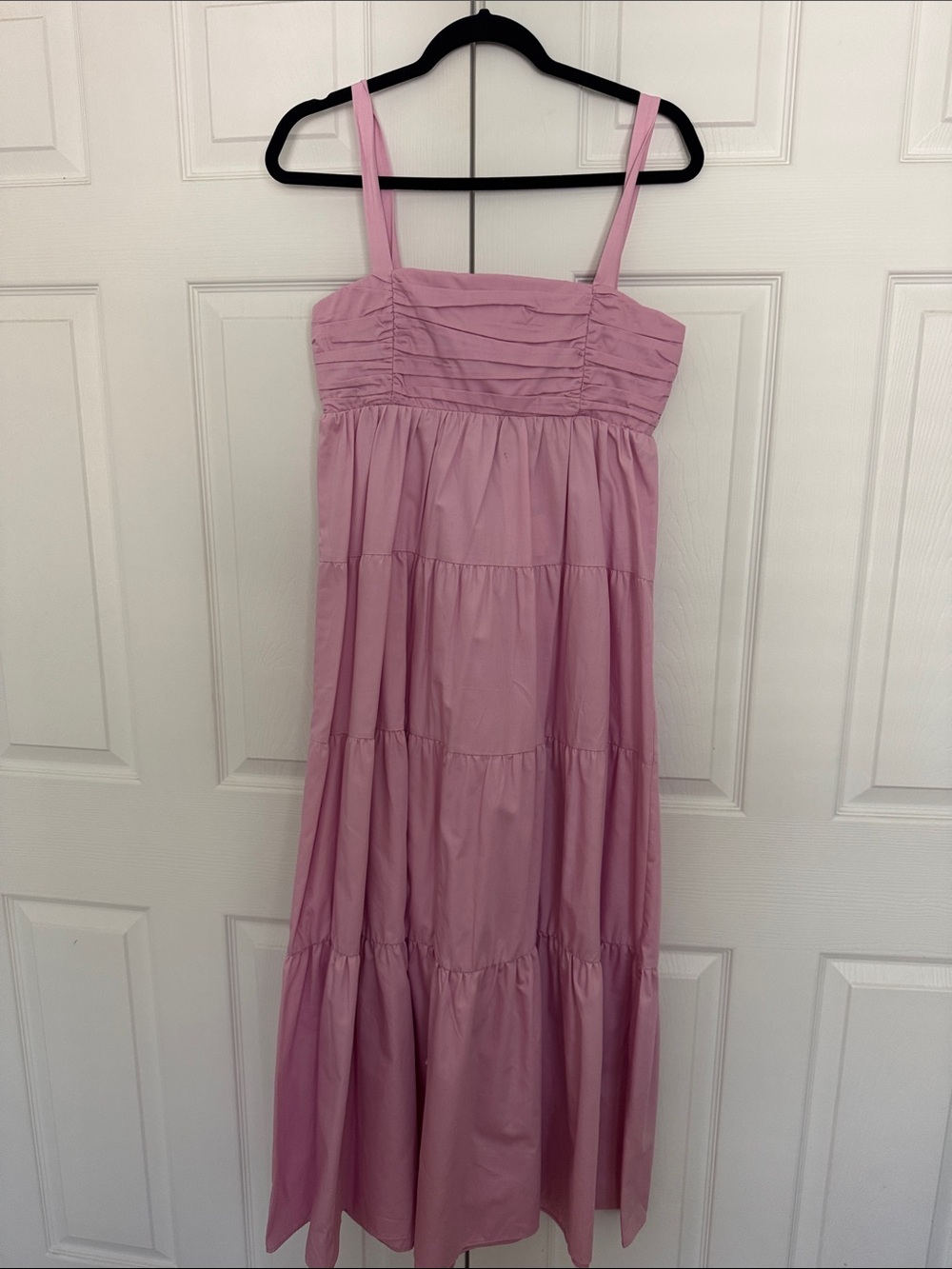 Zara Pink Tiered Maxi Dress new with tags